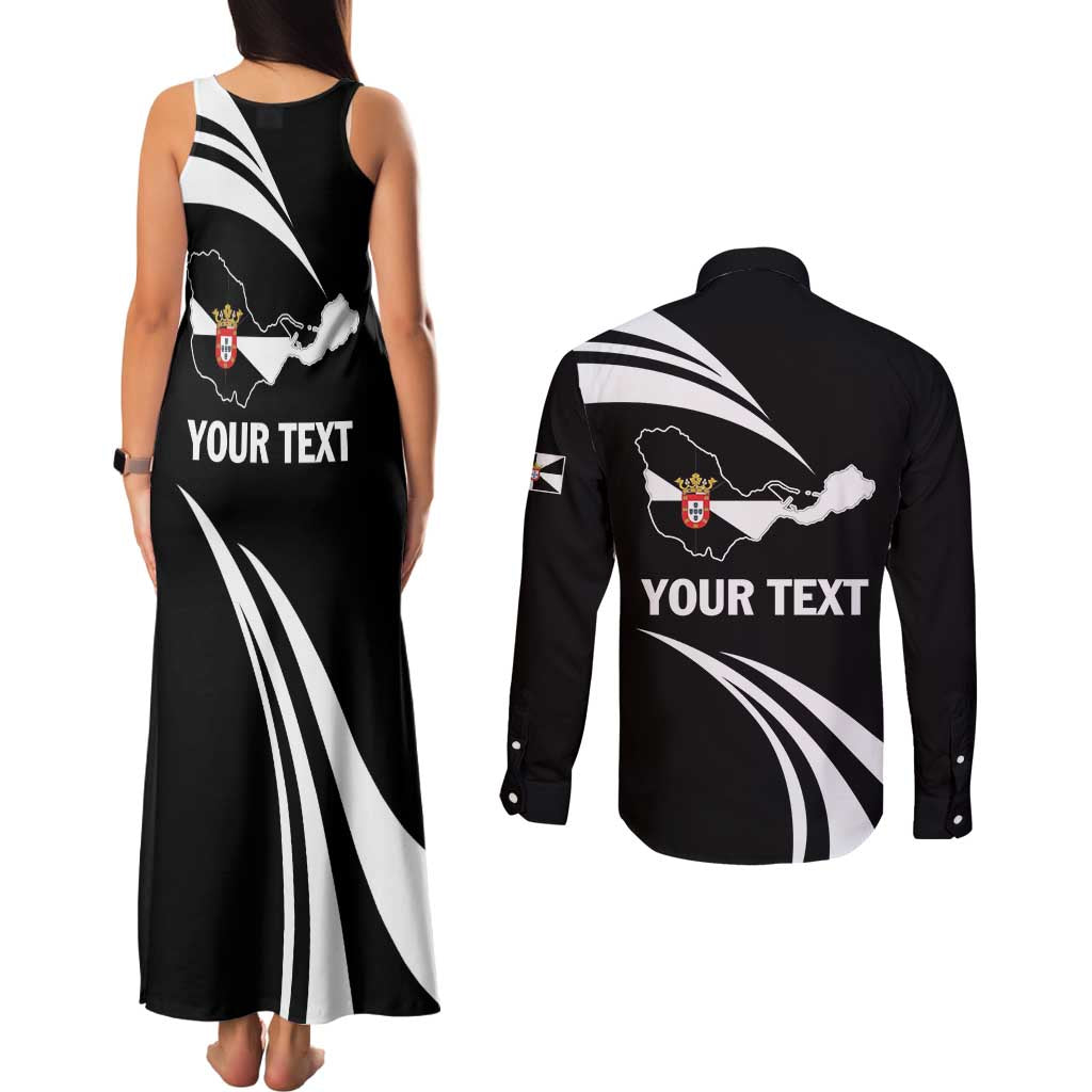 Ceuta Day Couples Matching Tank Maxi Dress and Long Sleeve Button Shirt Dia de Ceuta 2024 - Wonder Print Shop