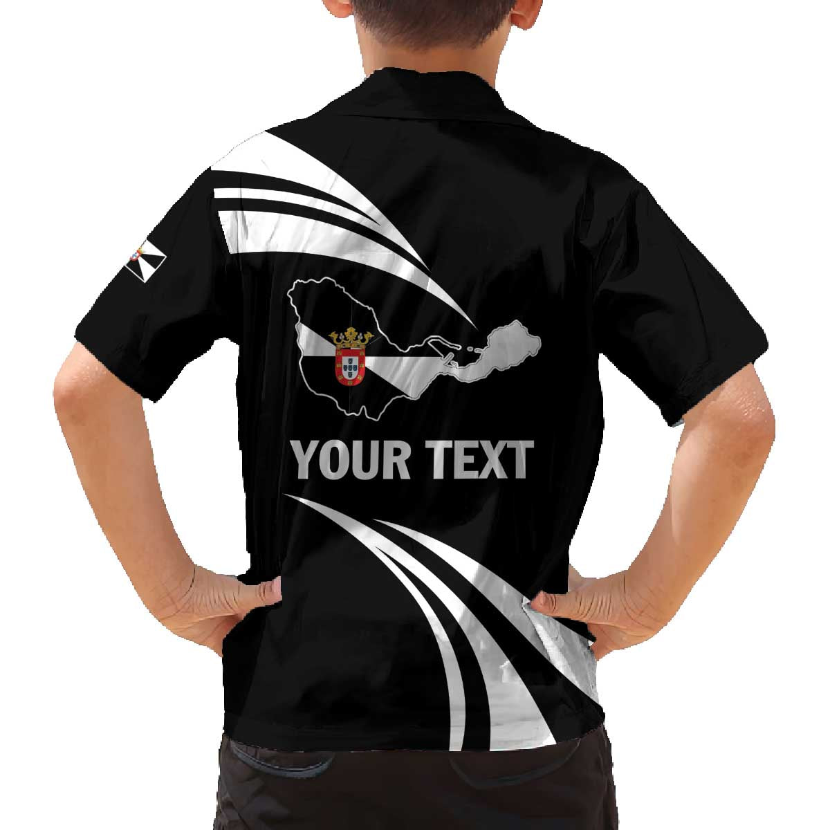 Ceuta Day Family Matching Off The Shoulder Long Sleeve Dress and Hawaiian Shirt Dia de Ceuta 2024 - Wonder Print Shop