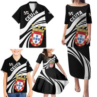 Ceuta Day Family Matching Puletasi and Hawaiian Shirt Dia de Ceuta 2024 - Wonder Print Shop