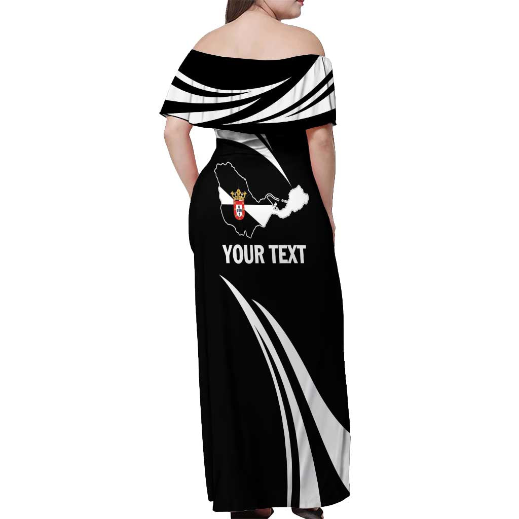 Ceuta Day Off Shoulder Maxi Dress Dia de Ceuta 2024 - Wonder Print Shop