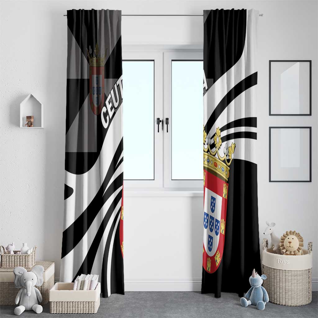Ceuta Day Window Curtain Dia de Ceuta 2024 - Wonder Print Shop