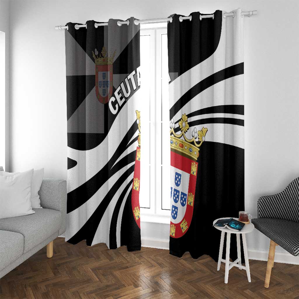 Ceuta Day Window Curtain Dia de Ceuta 2024 - Wonder Print Shop
