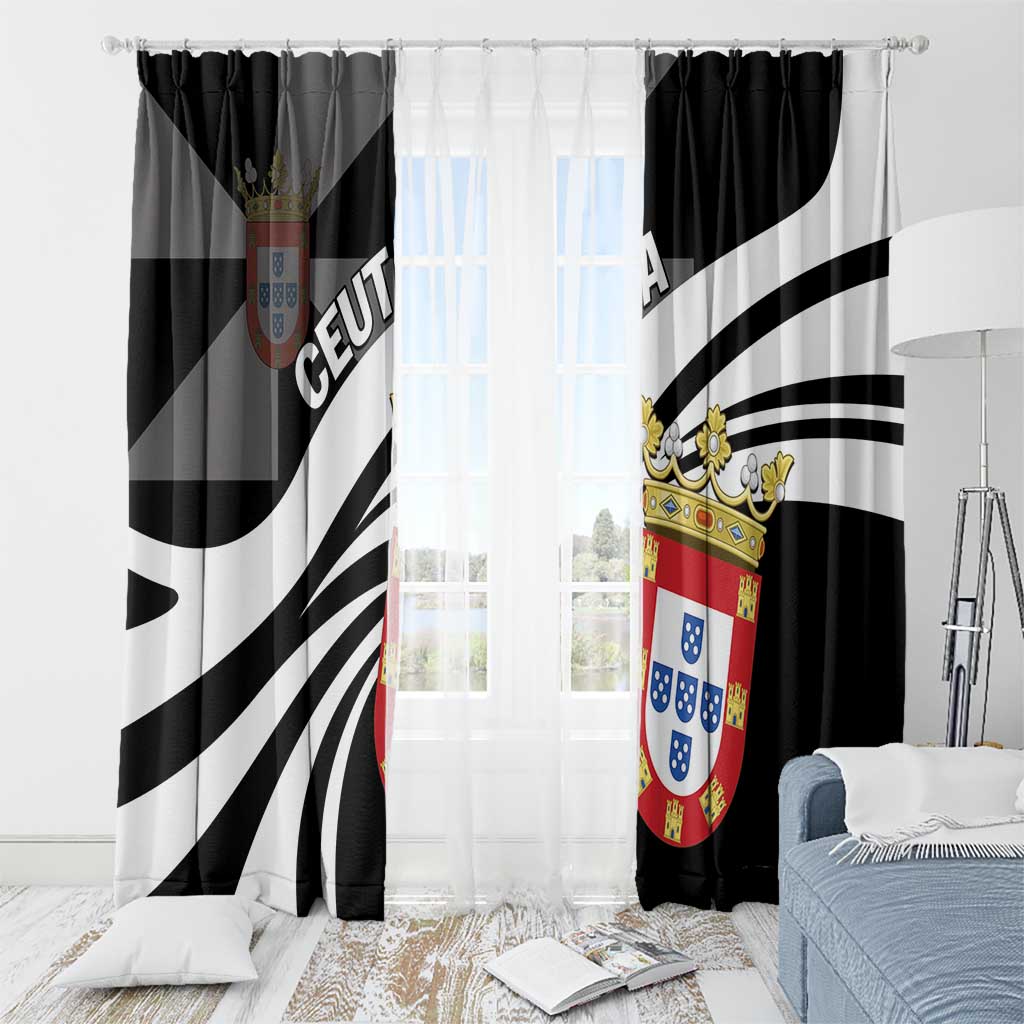 Ceuta Day Window Curtain Dia de Ceuta 2024 - Wonder Print Shop