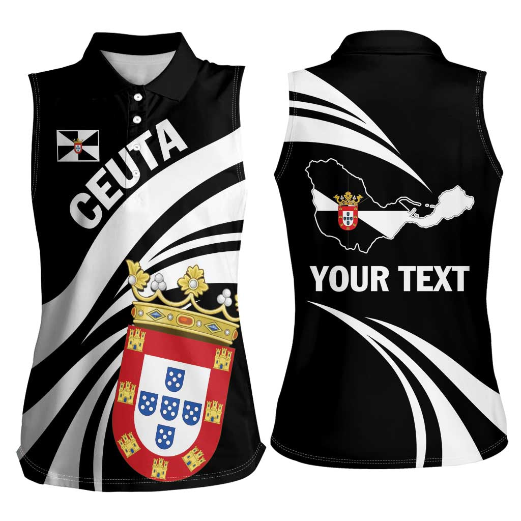 Ceuta Day Women Sleeveless Polo Shirt Dia de Ceuta 2024 - Wonder Print Shop
