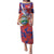 Costa Rica Family Matching Puletasi and Hawaiian Shirt Coat of Arms Hibiscus Pattern - Wonder Print Shop