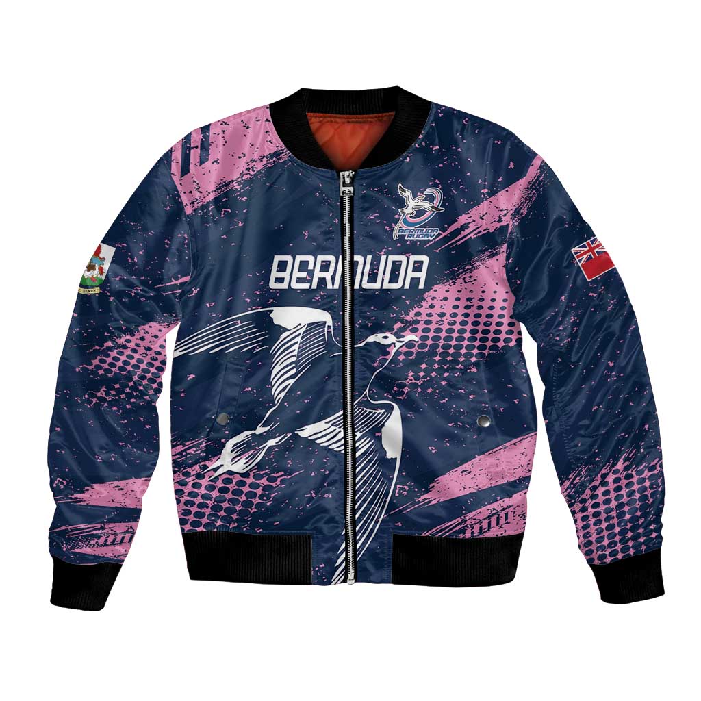 Custom Rugby Bermuda Bomber Jacket Our Team Go Champions - Wonder Print Shop