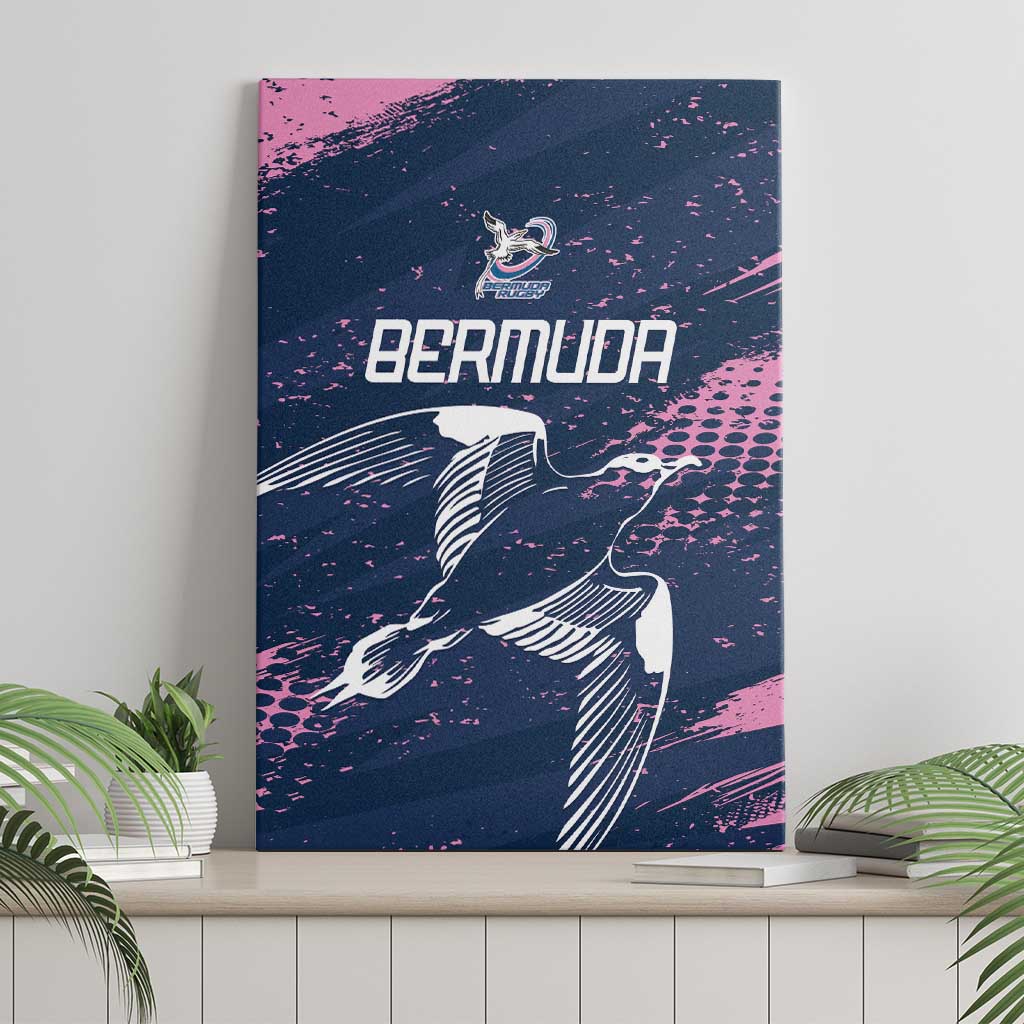 Rugby Bermuda Canvas Wall Art Our Team Go Champions - Wonder Print Shop