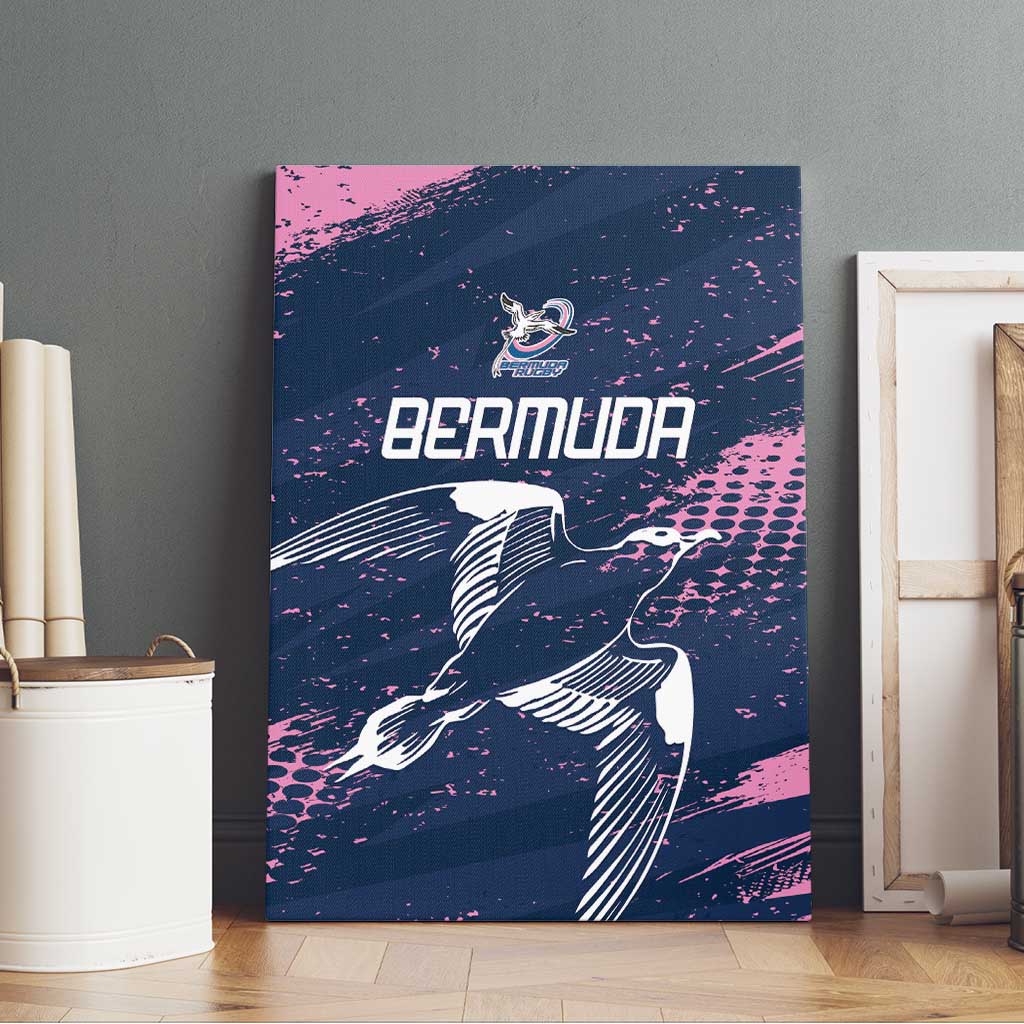 Rugby Bermuda Canvas Wall Art Our Team Go Champions - Wonder Print Shop