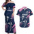 Custom Rugby Bermuda Couples Matching Off Shoulder Maxi Dress and Hawaiian Shirt Our Team Go Champions LT01