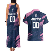 Custom Rugby Bermuda Couples Matching Tank Maxi Dress and Hawaiian Shirt Our Team Go Champions - Wonder Print Shop