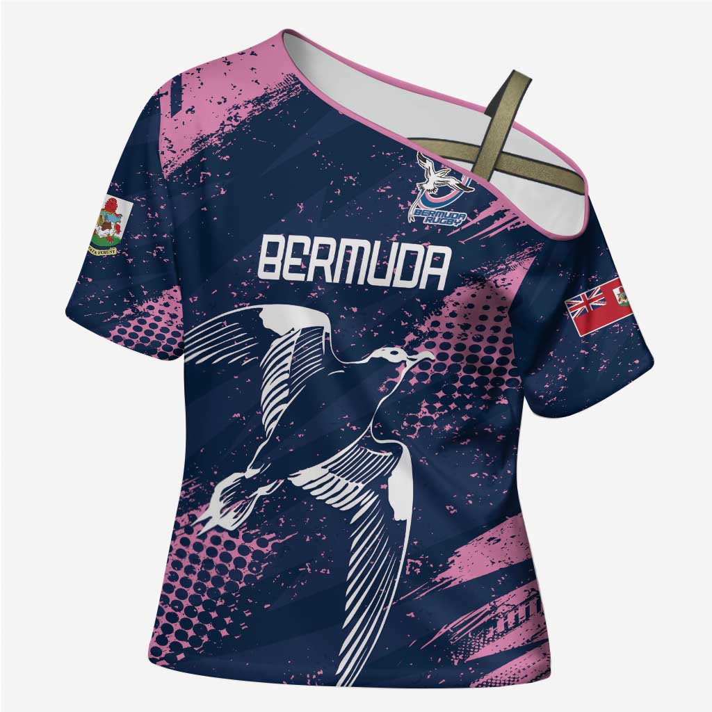 Custom Rugby Bermuda Cross Shoulder Shirt Our Team Go Champions - Wonder Print Shop