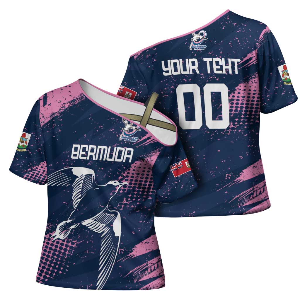 Custom Rugby Bermuda Cross Shoulder Shirt Our Team Go Champions - Wonder Print Shop
