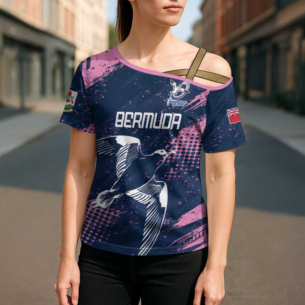 Custom Rugby Bermuda Cross Shoulder Shirt Our Team Go Champions - Wonder Print Shop
