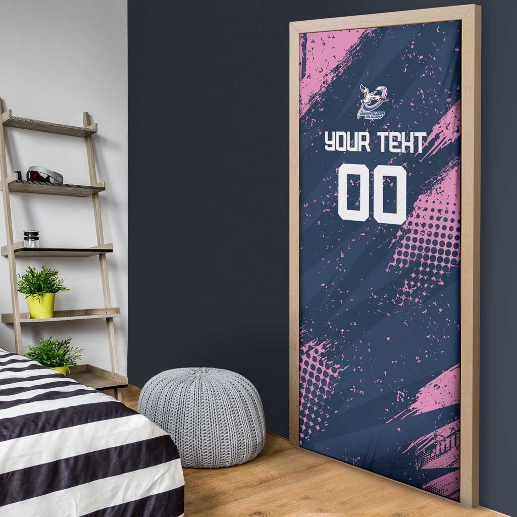 Custom Rugby Bermuda Door Cover Our Team Go Champions - Wonder Print Shop