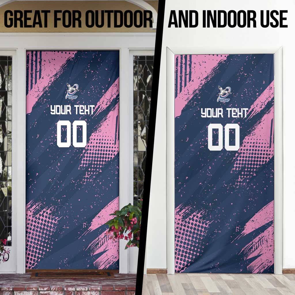 Custom Rugby Bermuda Door Cover Our Team Go Champions - Wonder Print Shop