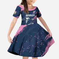 Custom Rugby Bermuda Family Matching Long Sleeve Bodycon Dress and Hawaiian Shirt Our Team Go Champions - Wonder Print Shop