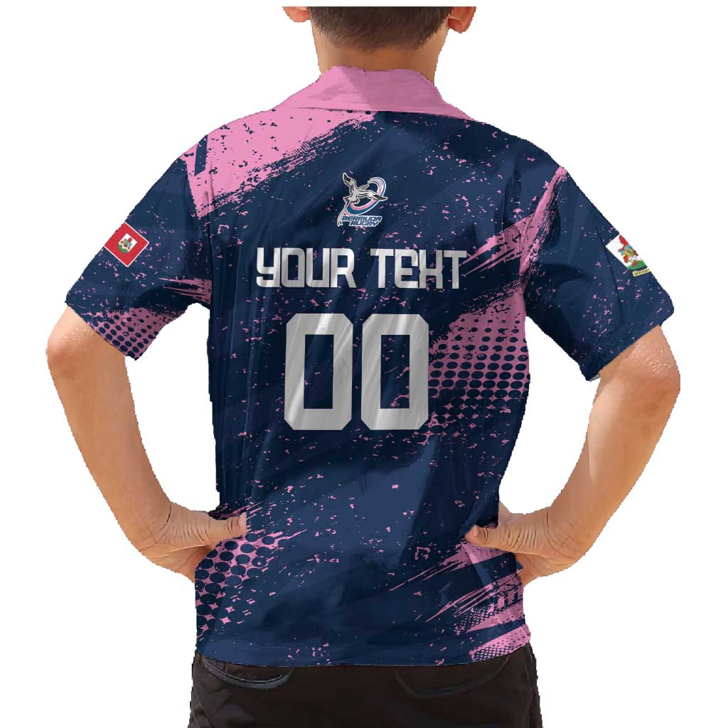 Custom Rugby Bermuda Family Matching Mermaid Dress and Hawaiian Shirt Our Team Go Champions - Wonder Print Shop