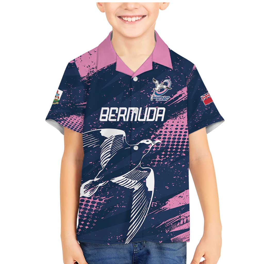 Custom Rugby Bermuda Family Matching Mermaid Dress and Hawaiian Shirt Our Team Go Champions - Wonder Print Shop