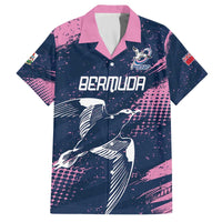 Custom Rugby Bermuda Family Matching Off The Shoulder Long Sleeve Dress and Hawaiian Shirt Our Team Go Champions - Wonder Print Shop