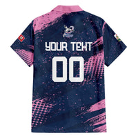 Custom Rugby Bermuda Family Matching Off The Shoulder Long Sleeve Dress and Hawaiian Shirt Our Team Go Champions - Wonder Print Shop