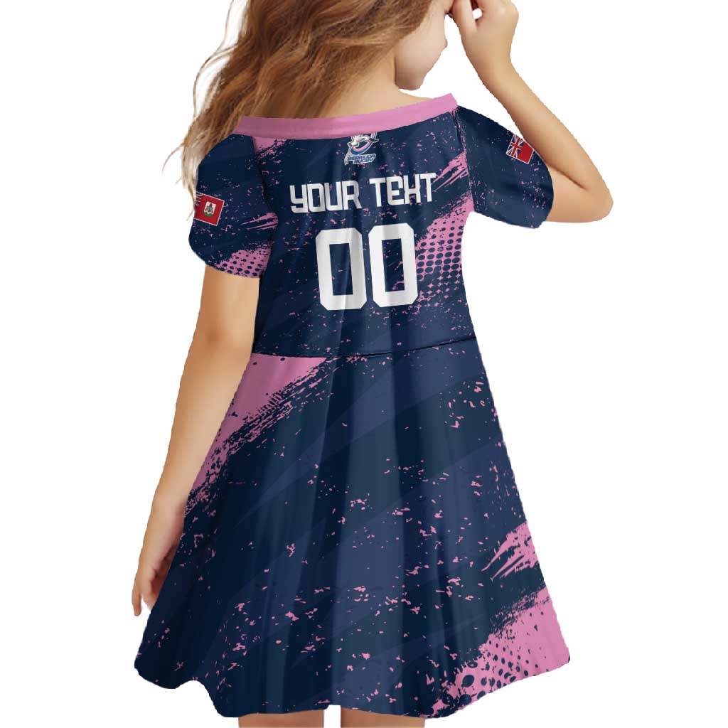 Custom Rugby Bermuda Family Matching Off Shoulder Maxi Dress and Hawaiian Shirt Our Team Go Champions - Wonder Print Shop