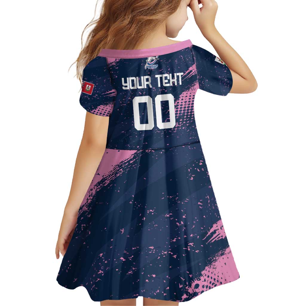 Custom Rugby Bermuda Family Matching Off Shoulder Short Dress and Hawaiian Shirt Our Team Go Champions - Wonder Print Shop