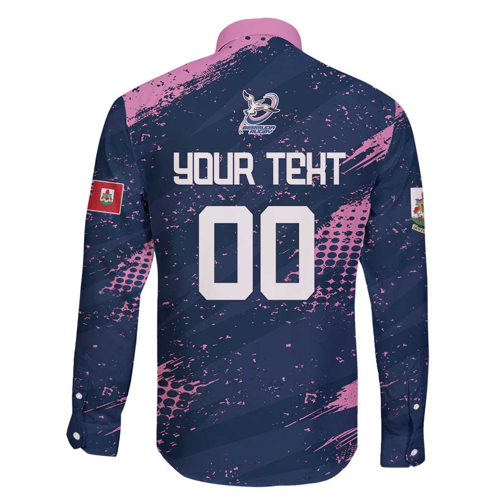 Custom Rugby Bermuda Family Matching Short Sleeve Bodycon Dress and Hawaiian Shirt Our Team Go Champions - Wonder Print Shop