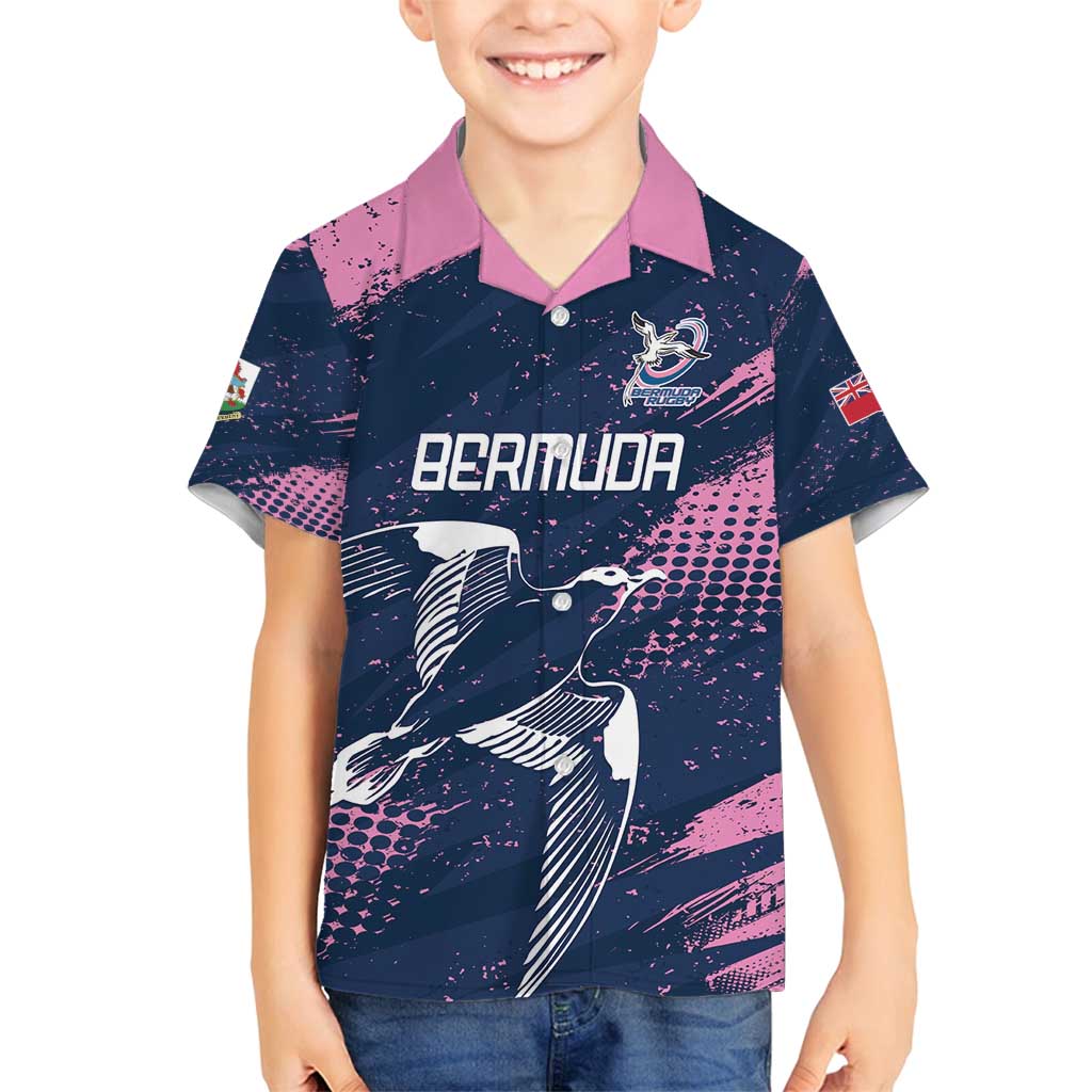 Custom Rugby Bermuda Family Matching Tank Maxi Dress and Hawaiian Shirt Our Team Go Champions - Wonder Print Shop