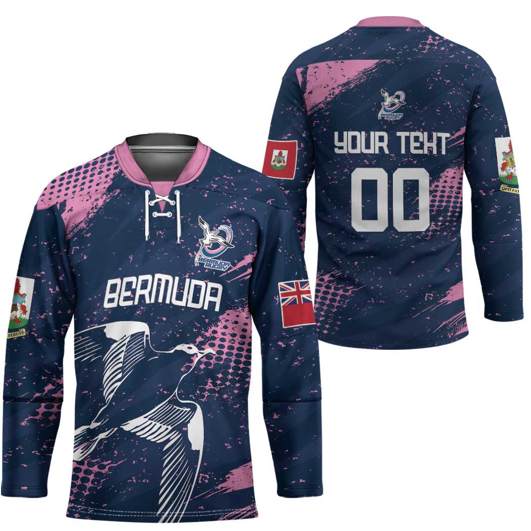 Custom Rugby Bermuda Hockey Jersey Our Team Go Champions - Wonder Print Shop