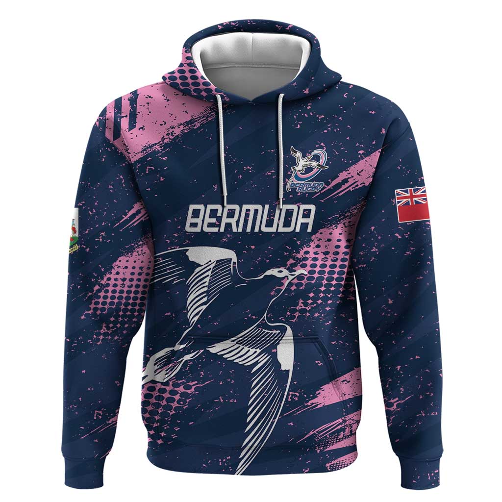 Custom Rugby Bermuda Hoodie Our Team Go Champions - Wonder Print Shop