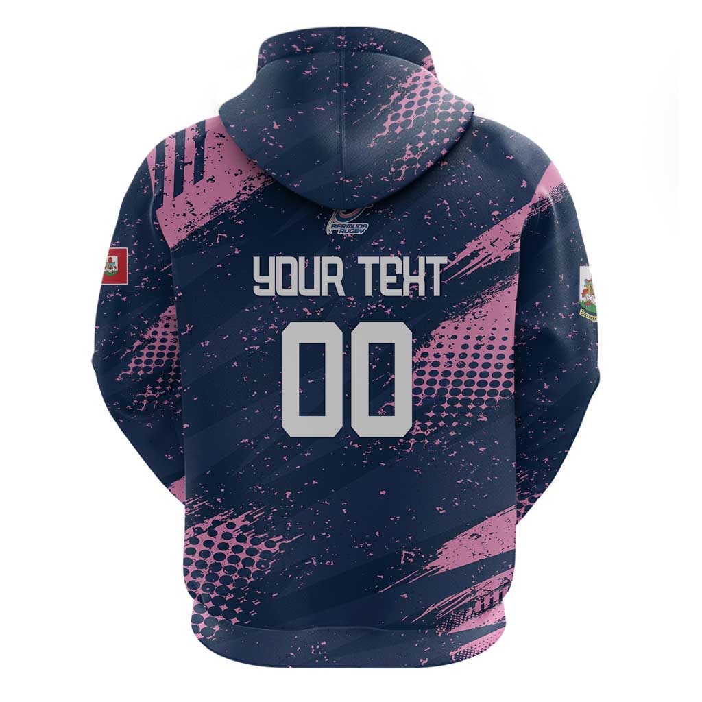 Custom Rugby Bermuda Hoodie Our Team Go Champions - Wonder Print Shop
