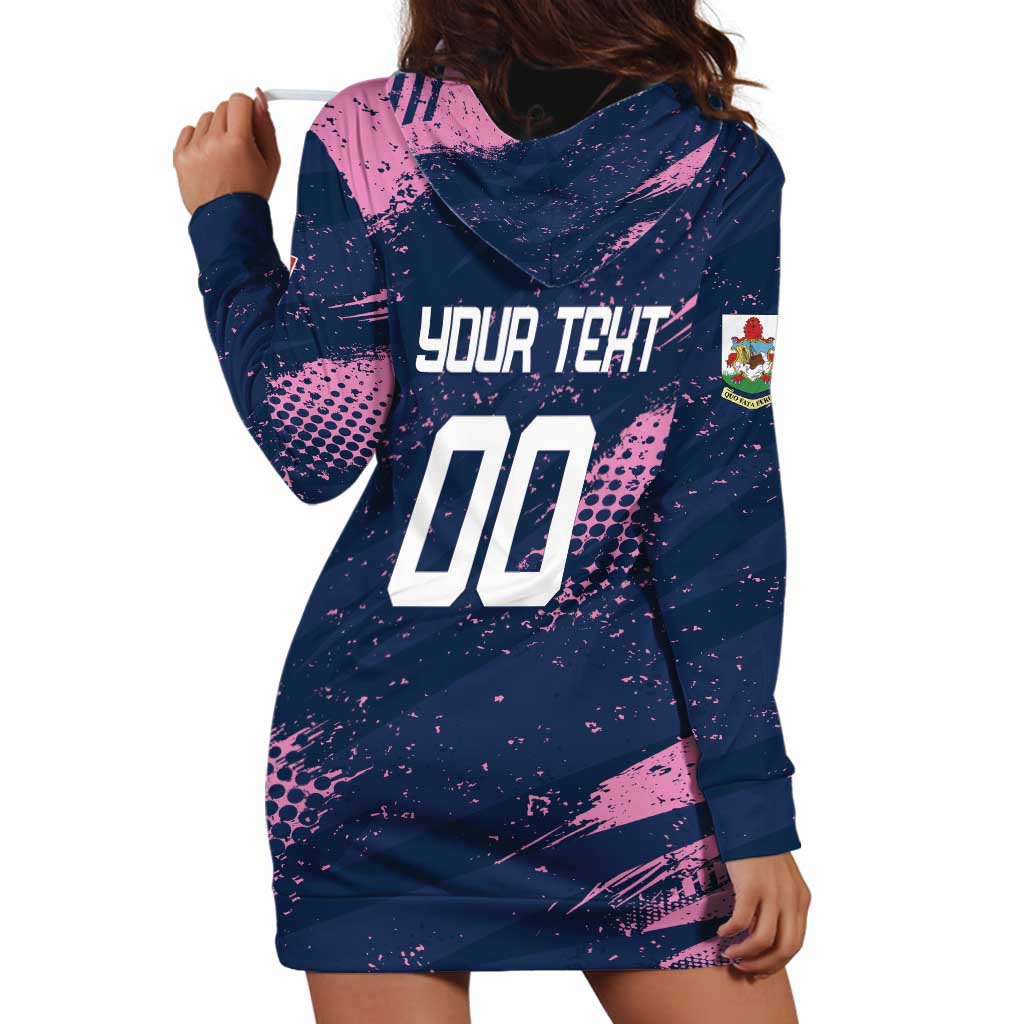 Custom Rugby Bermuda Hoodie Dress Our Team Go Champions - Wonder Print Shop