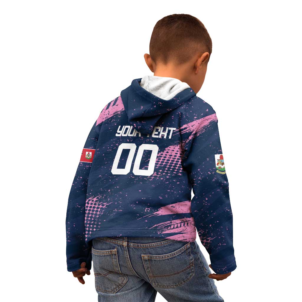 Custom Rugby Bermuda Kid Hoodie Our Team Go Champions - Wonder Print Shop