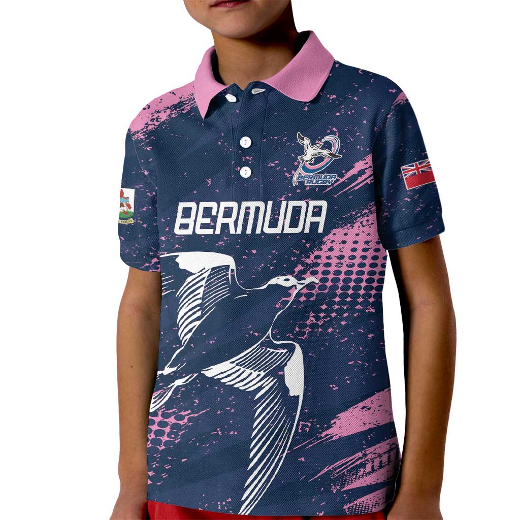 Custom Rugby Bermuda Kid Polo Shirt Our Team Go Champions - Wonder Print Shop