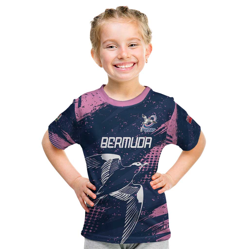 Custom Rugby Bermuda Kid T Shirt Our Team Go Champions - Wonder Print Shop