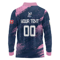 Custom Rugby Bermuda Long Sleeve Polo Shirt Our Team Go Champions - Wonder Print Shop