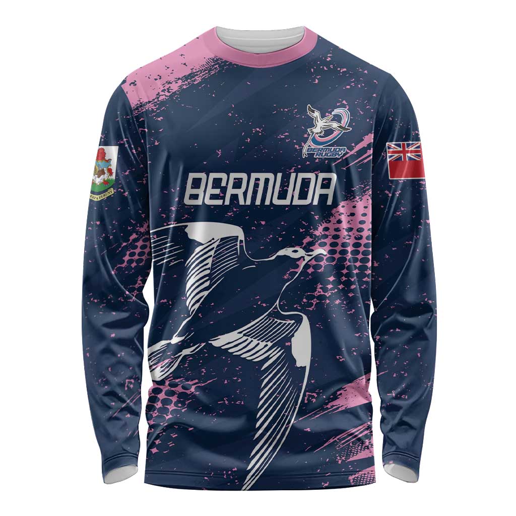Custom Rugby Bermuda Long Sleeve Shirt Our Team Go Champions - Wonder Print Shop