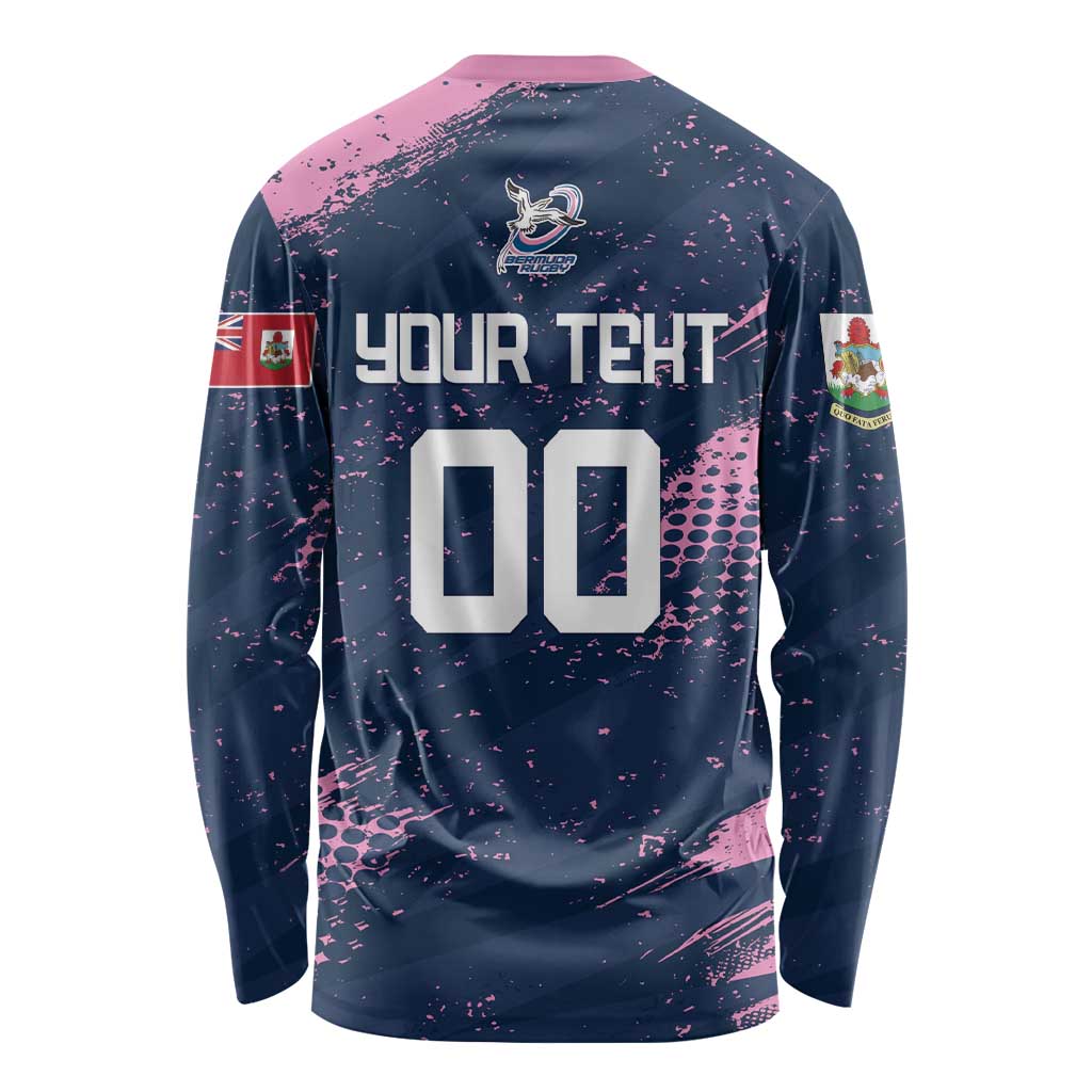 Custom Rugby Bermuda Long Sleeve Shirt Our Team Go Champions - Wonder Print Shop