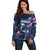 Custom Rugby Bermuda Off Shoulder Sweater Our Team Go Champions - Wonder Print Shop
