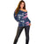 Custom Rugby Bermuda Off Shoulder Sweater Our Team Go Champions - Wonder Print Shop