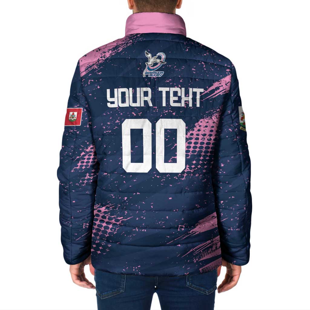 Custom Rugby Bermuda Padded Jacket Our Team Go Champions - Wonder Print Shop
