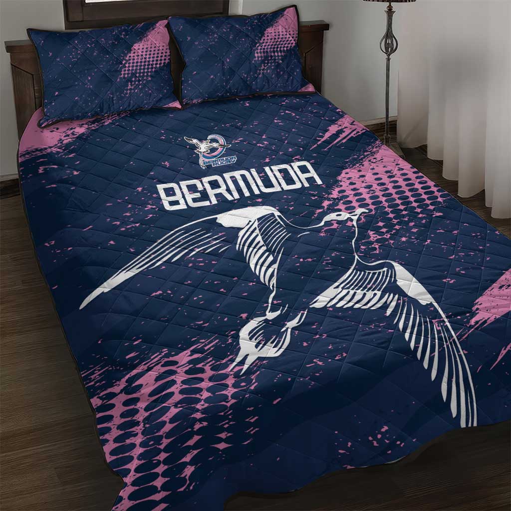 Rugby Bermuda Quilt Bed Set Our Team Go Champions - Wonder Print Shop
