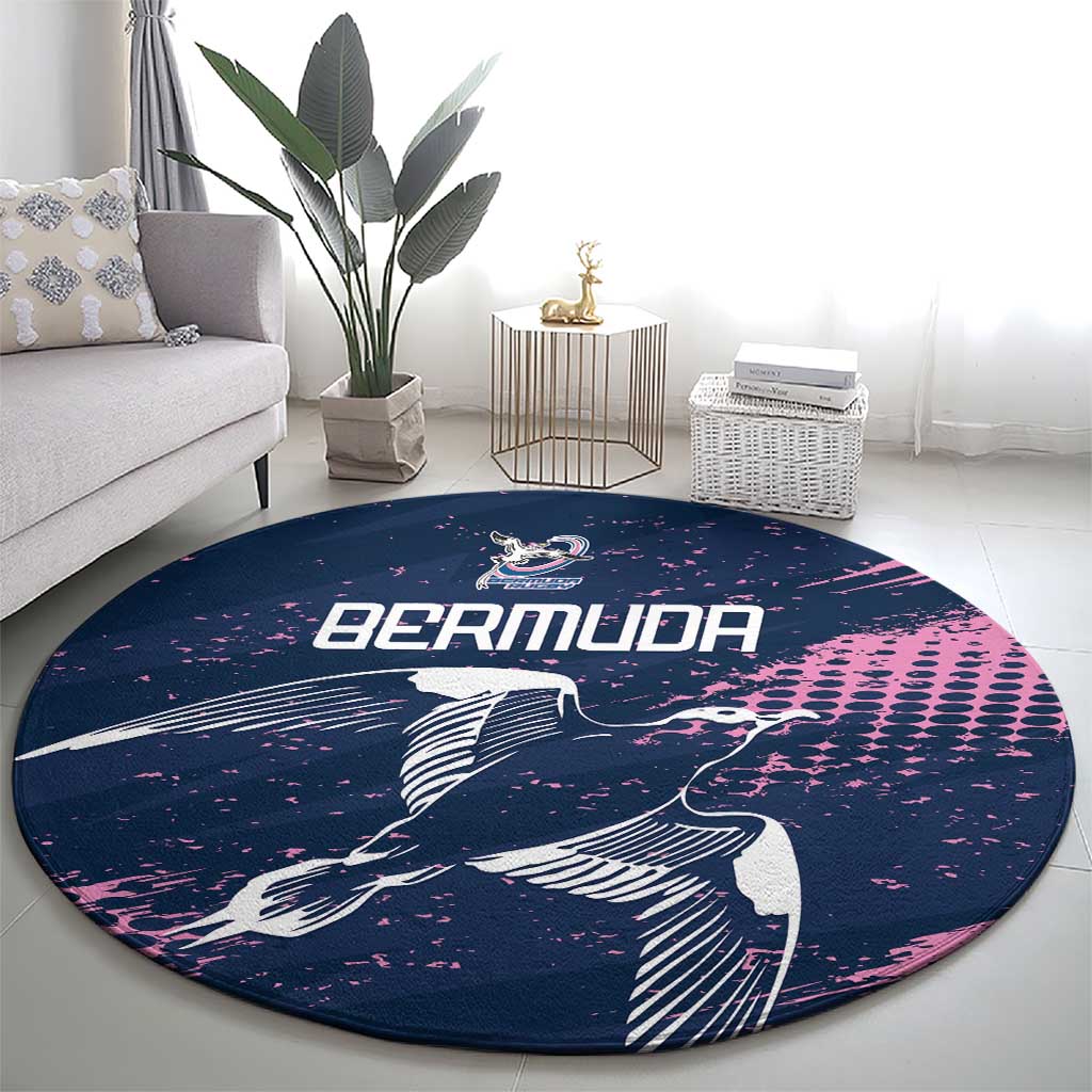 Rugby Bermuda Round Carpet Our Team Go Champions - Wonder Print Shop