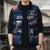 Custom Rugby Bermuda Sleeveless Puffer Jacket Our Team Go Champions - Wonder Print Shop