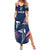 Custom Rugby Bermuda Summer Maxi Dress Our Team Go Champions - Wonder Print Shop