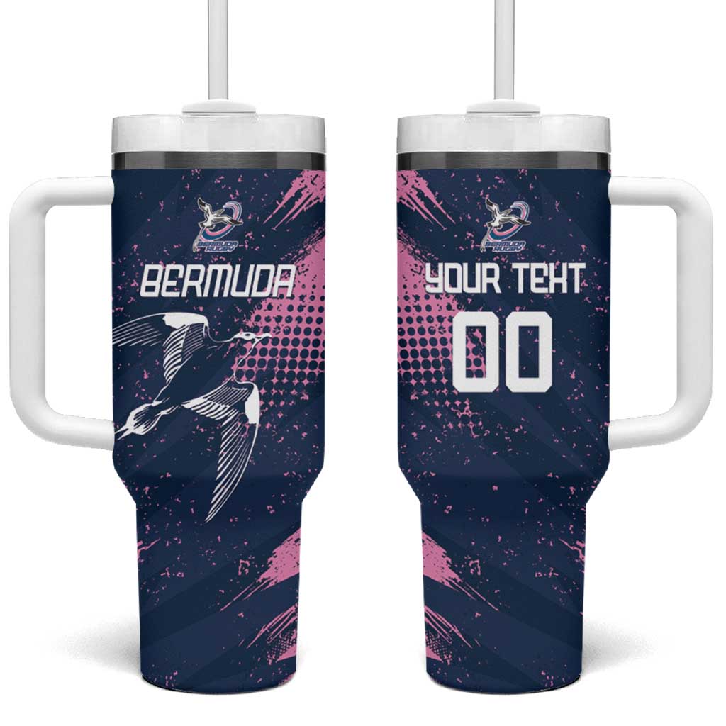 Custom Rugby Bermuda Tumbler With Handle Our Team Go Champions - Wonder Print Shop