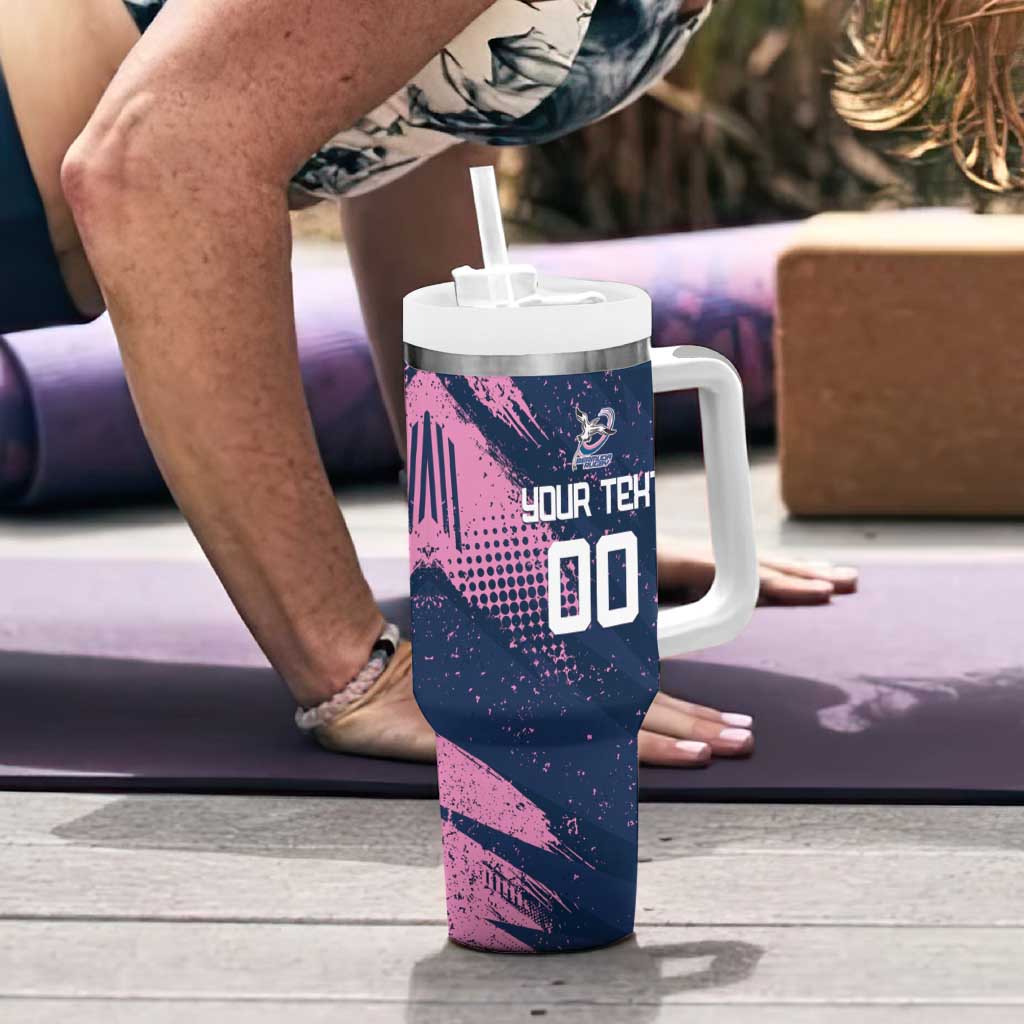 Custom Rugby Bermuda Tumbler With Handle Our Team Go Champions - Wonder Print Shop