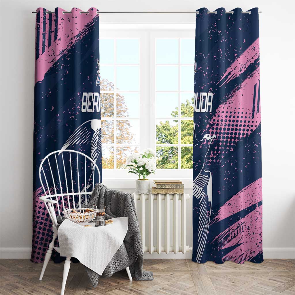 Rugby Bermuda Window Curtain Our Team Go Champions - Wonder Print Shop