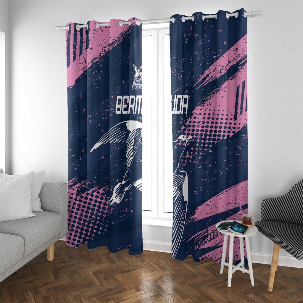 Rugby Bermuda Window Curtain Our Team Go Champions - Wonder Print Shop