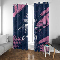 Rugby Bermuda Window Curtain Our Team Go Champions - Wonder Print Shop